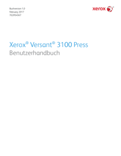 Xerox Versant 3100 Press Benutzerhandbuch