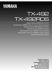Yamaha TX-492RDS Bedienungsanleitung