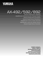 Yamaha AX-892 Bedienungsanleitung