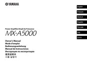 Yamaha MX-A5000 Bedienungsanleitung