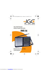 JGC RWE-56 Bedienungsanleitung