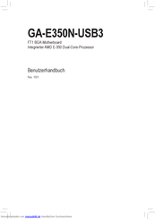 Gigabyte GA-E350N-USB3 Benutzerhandbuch