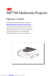 3M MP7760 Benutzerhandbuch