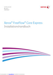 Xerox FreeFlow CoreExpress Installationshandbuch
