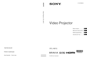 Sony vpl hw15 Bedienungsanleitung