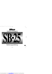 Nikon SB-25 Bedienungsanleitung