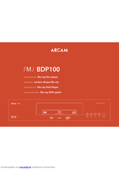 Arcam BDP100 Handbuch