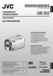 JVC GZ-HM200 Handbuch