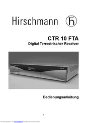 Hirschmann ctr 10 Bedienungsanleitung
