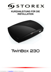 Storex TwinBox 230 Kurzanleitung