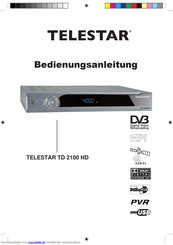Telestar TD 2100 HD Bedienungsanleitung