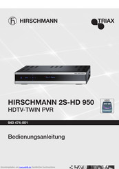 Hirschmann 2S-HD 950 Bedienungsanleitung
