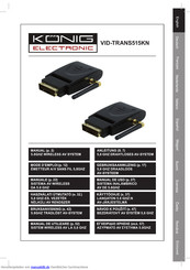 Konig Electronic VID-TRANS515KN Bedienungsanleitung