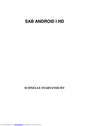 SAB ANDROID I HD Handbuch