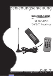 Schaub Lorenz SL700-USB Bedienungsanleitung