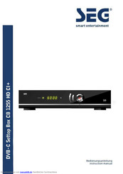 Seg CB 1255HD CI plus Bedienungsanleitung