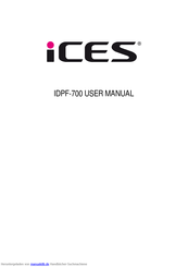 Ices IDPF-700 Benutzerhandbuch