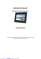 Difrnce DPF-700 Benutzerhandbuch
