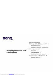 BenQ DC 1016 Handbuch