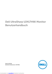 Dell UltraSharp U2417HWi Benutzerhandbuch