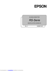 Epson SCARA-ROBOTERRS-Serie Handbuch