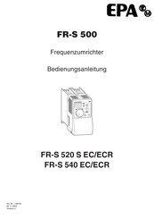 EPA FR-S 520 S EC Bedienungsanleitung