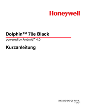 Honeywell Dolphin 70e Black Kurzanleitung