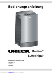 Oreck DualMax Bedienungsanleitung
