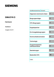 Siemens SIMADYN D Handbuch