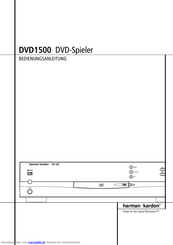 Harman Kardon DVD1500 Bedienungsanleitung