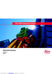 Leica Geosystems TPS1100 Professional Series Gebrauchsanweisung