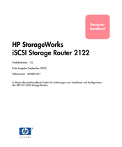 HP StorageWorks iSCSISR 2122 Benutzerhandbuch