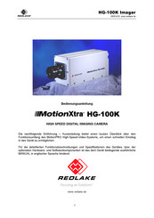 redlake MotionXtra HG-100K Bedienungsanleitung