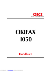 Oki OKIFAX 1050 Handbuch