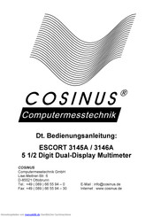 COSINUS ESCORT 3146A Bedienungsanleitung