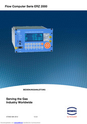 RMG Flow Computer Serie ERZ 2000 Bedienungsanleitung