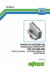 WAGO 750-315/300-000 Handbuch