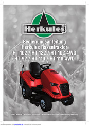 HERKULES HT 110 4WD Bedienungsanleitung