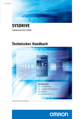 Omron SYSDRIVE 3G3MV Technisches Handbuch