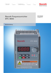 REXROTH EFC 3600 Betriebsanleitung