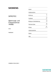 Siemens Siprotec Handbuch