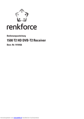 Renkforce 1500T2 HD Bedienungsanleitung