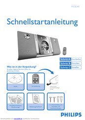 Philips MCB240 Anleitung