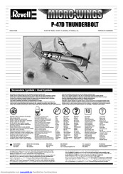 REVELL Micro Wings P-47D Thunderbolt Handbuch