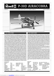 REVELL 1-32 P-39D Airacobra Handbuch