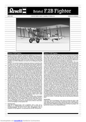 REVELL Bristol F.2B Fighter Handbuch
