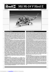 REVELL Mil Mi-24 Hind E Handbuch