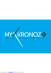 Kronoz ZeWatch2 Handbuch
