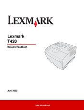 Lexmark T420 Benutzerhandbuch