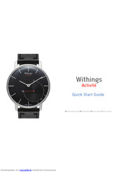Withings Activité Pop Schnellstartanleitung